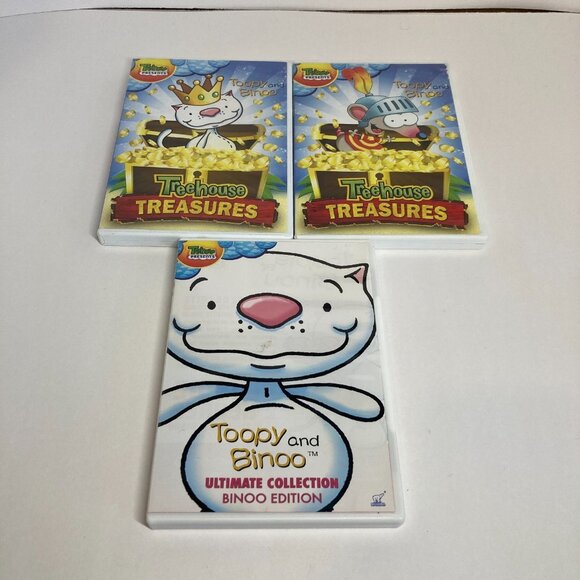 Other - Toopy and Binoo Collection Lot of 3 DVD Treehouse Treasures